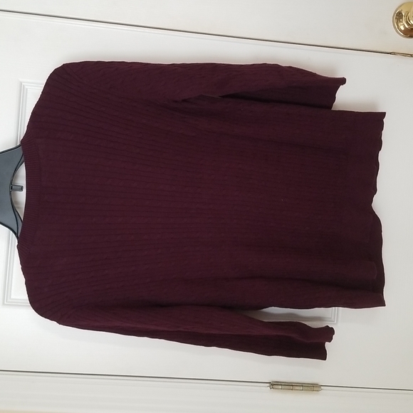 Chaps Ladies Cable Cardigan - Picture 2 of 4